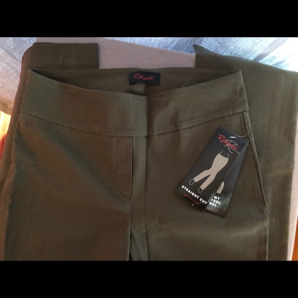 Rekucci “Ease into Comfort” Straight Leg Pants w/Tummy Control - Picture 3 of 4